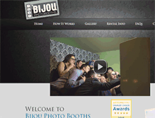 Tablet Screenshot of bijouphotobooths.com